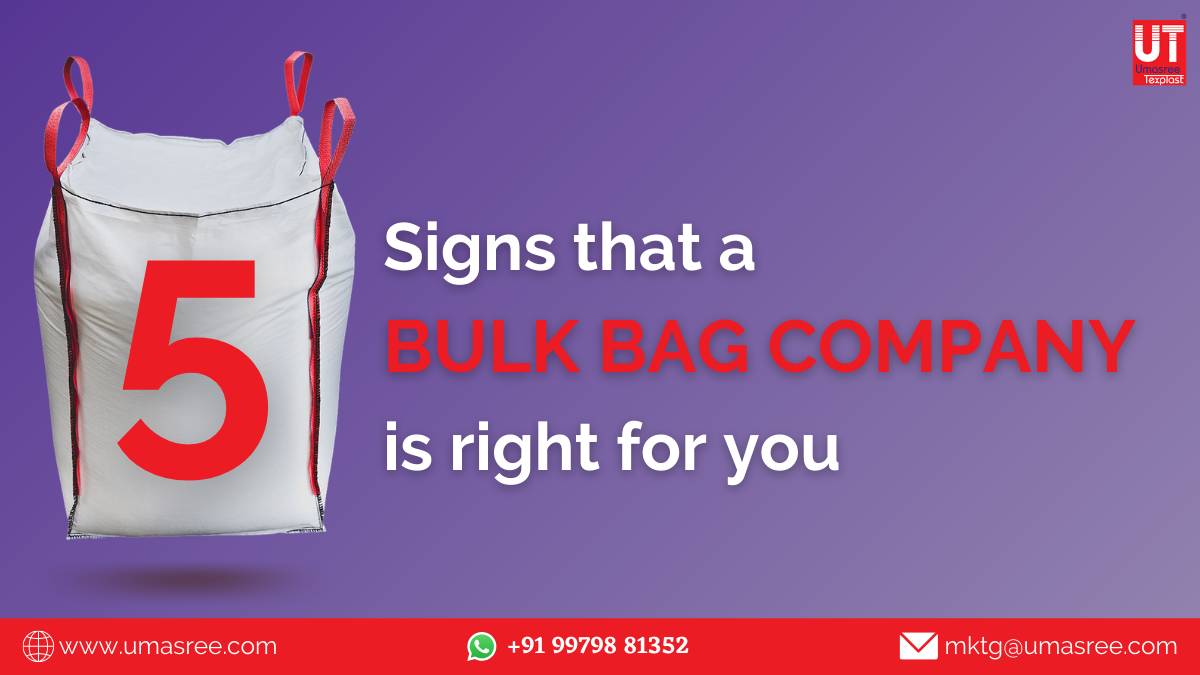 5 Signs That a Bulk Bag Company is Right for You