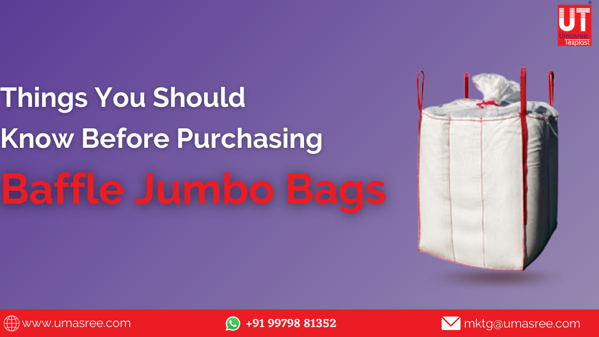 Things You Should Know Before Purchasing Baffle Jumbo Bags