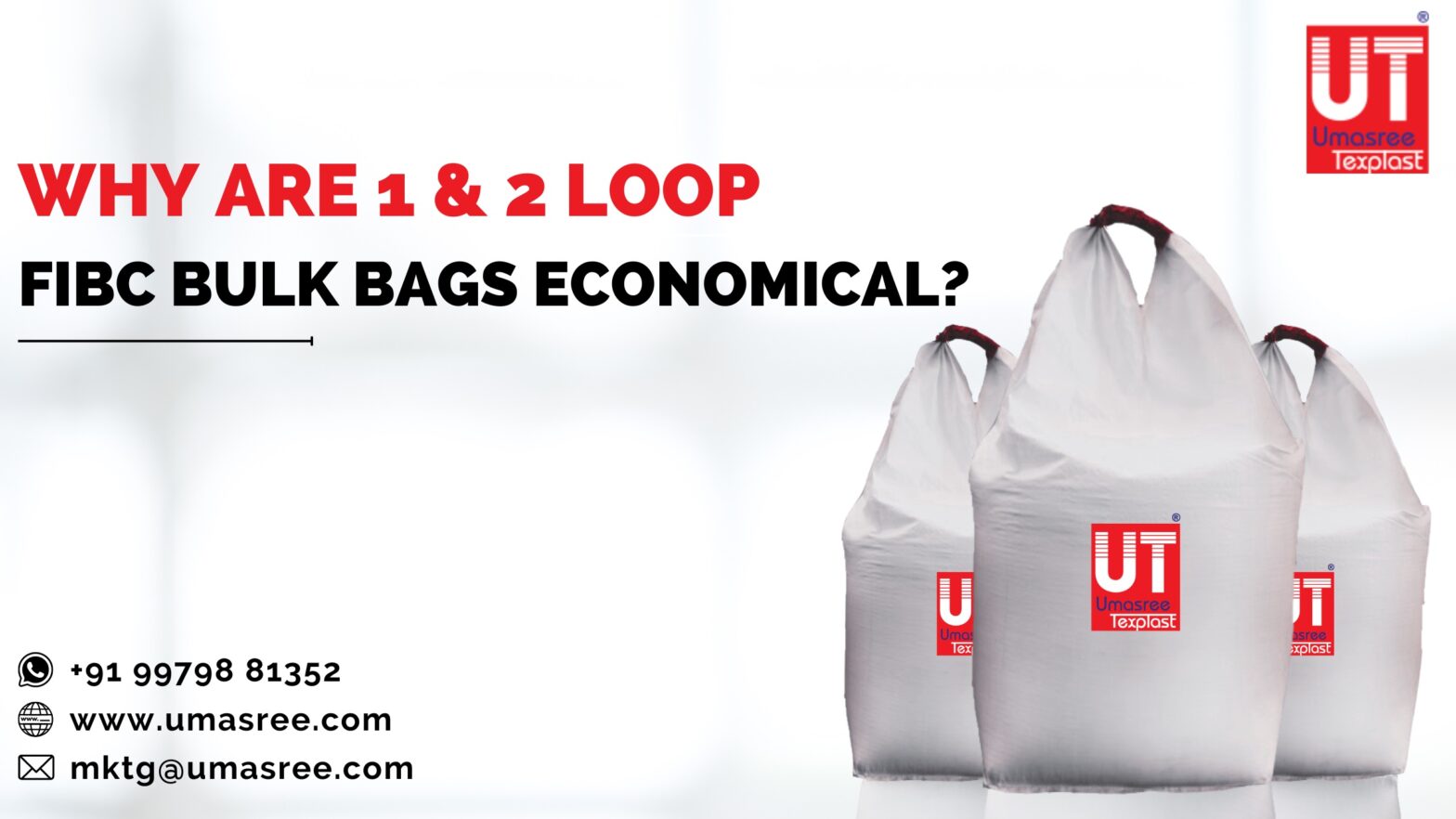 Why are 1 & 2 Loop FIBC Bulk Bags economical?